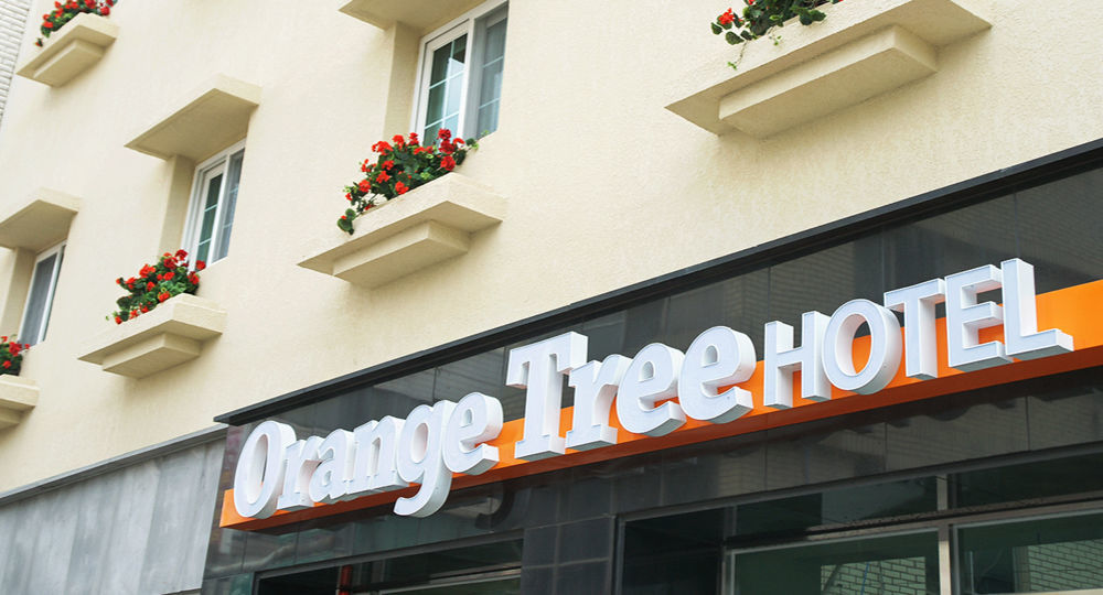 Orange Tree Hotel Jeju Bagian luar foto
