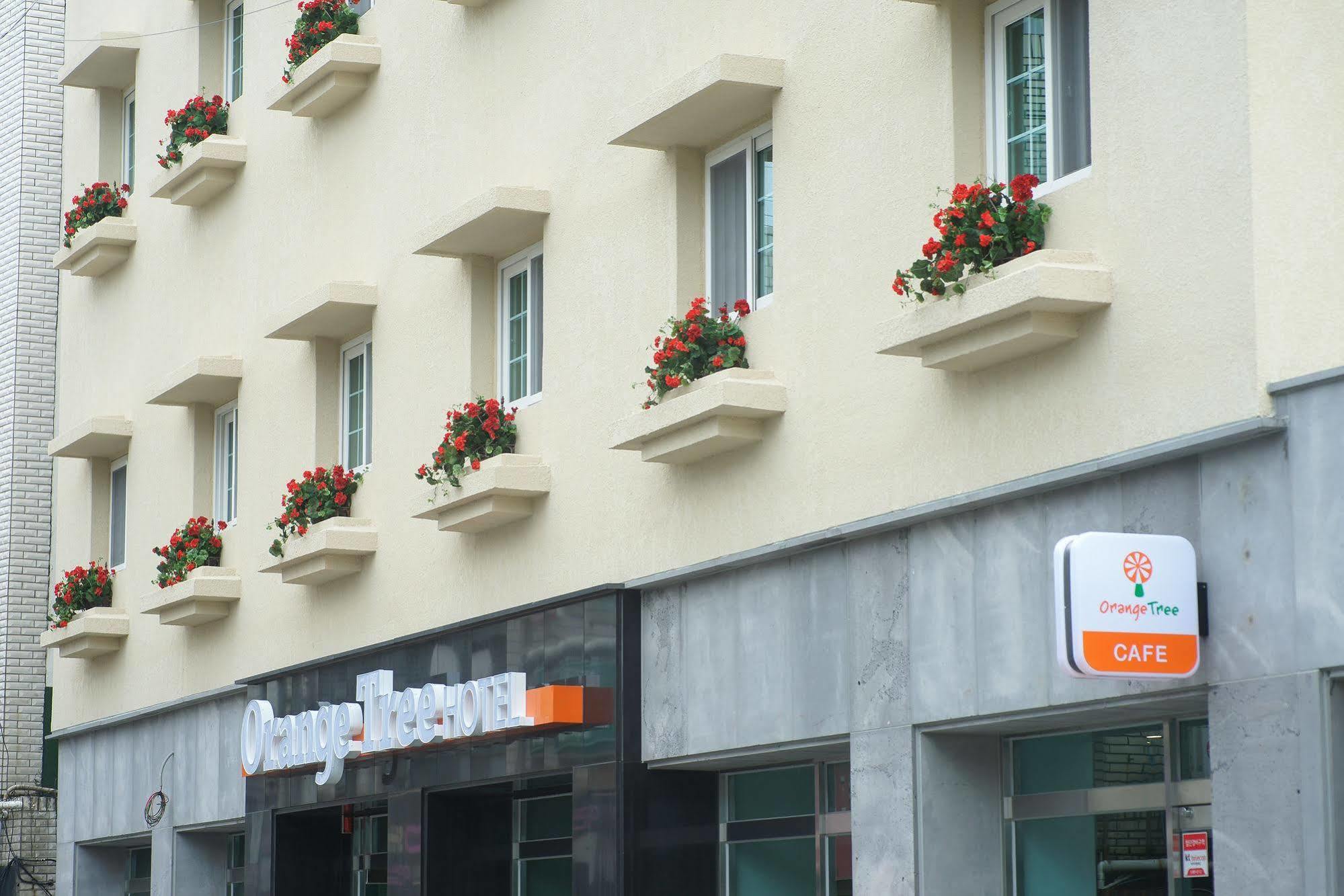 Orange Tree Hotel Jeju Bagian luar foto
